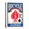 thumbnail image 2 of Juego de cartas para bicicleta Jumbo Index, paquete de 12, rojo y azul, 2 of 9