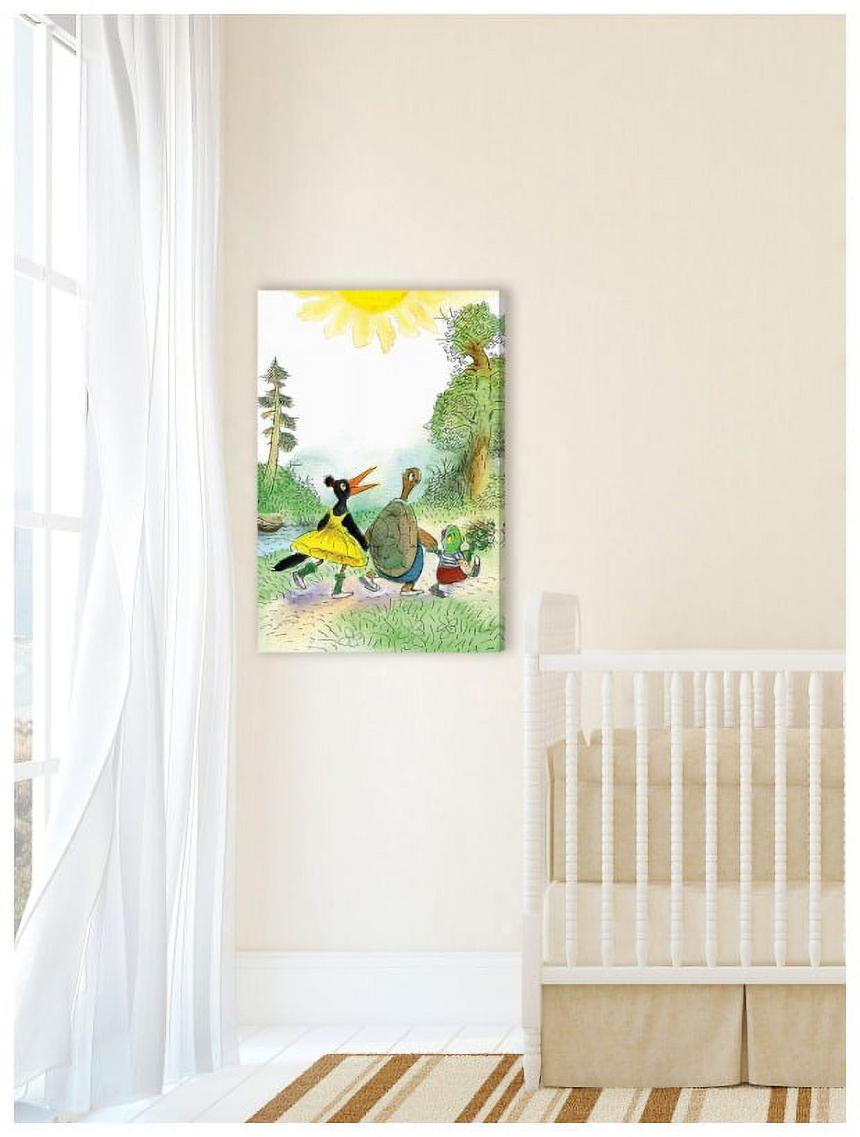 Marmont Hill "Let's Go for a Walk" by Curtis Painting Print on Canvas