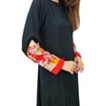 thumbnail image 6 of Phagun Womens Designer Anarkali Kurti Dress Ethnic Black Casual Flared Kurta-10, 6 of 7