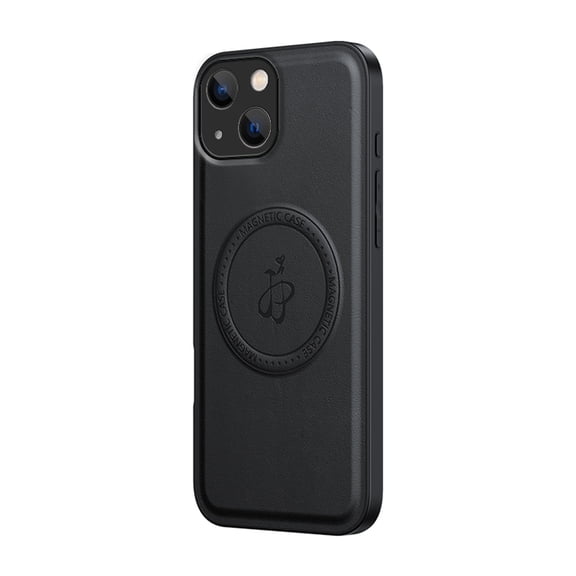 Allytechgroup Magnetic Case for iPhone 13, Slim Fit Stand Phone Case Compatible with MagSafe Shockproof Protective Back Cover Bumper for iPhone 13 Women Men, Black
