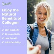 Sanar Naturals Collagen Wrinkle Formula Pills with Vitamin C & E for Hair, Skin & Nails, 120 Ct