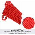thumbnail image 4 of 100 cuchillas de plástico de repuesto, cuchillas para cortacésped y cuchillas de plástico para cortacésped (rojo) Ormromra BST3061353, 4 of 5