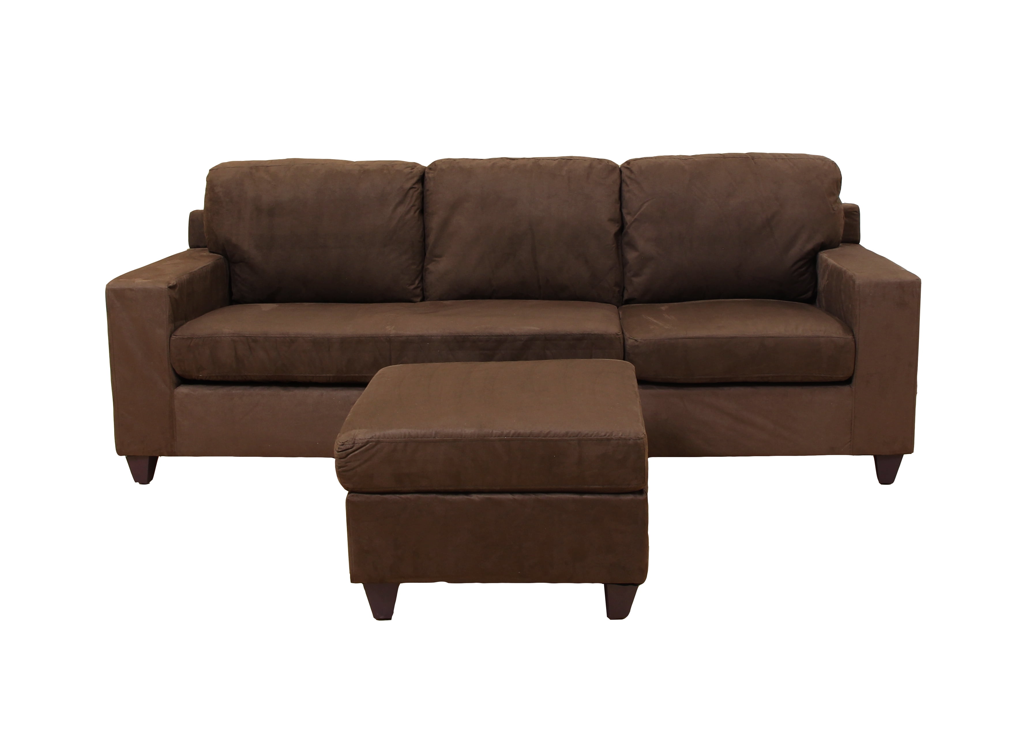Acme Vogue Sectional Sofa Chocolate Microfiber