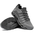 thumbnail image 1 of FENLERN Mens Running Shoes Lightweight Sports Walking Sneakers Gray Size 7.5, 1 of 6