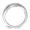 thumbnail image 2 of Auriga Fine Jewelry 925 Sterling Silver Diamond LOVE Ring for Women Size 8, 2 of 6