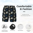 thumbnail image 3 of Naloa Octopus 1 Print Men Swim Trunks with Compression Liner ,Board Shorts,Men's Swim Shorts with Drawstring and Elastic Waistband-3X-Large, 3 of 6