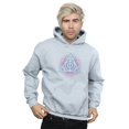 thumbnail image 2 of Harry Potter Mens Neon Deathly Hallows Hoodie, 2 of 5