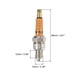 thumbnail image 2 of Bujía Uxcell MC7HSA para bicicletas de 50cc 70cc 90cc 100cc 110cc Cobre 3Pack, 2 of 5