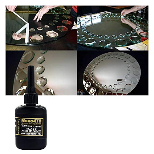 Dulles Glass Nano 470 - Glass and Metal Bond - Heavy Duty -20g - Quick Cure Weight Bearing Strength