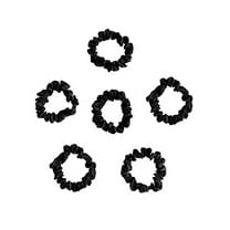 NAMZI 6 Pcs Silk Hair Scrunchies Soft & Comfortable Small Silk Scrunchy Skinny Hair Ties Bows Ropes Elastics Ponytail Holders for Women Girls Hair Accessories