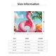 thumbnail image 5 of Balery Tropical Flamingo Pool Float Manta de Franela con Dibujo, Lujo Ultra Suave y Cálido, Antipelusa y Resistente a las Arrugas para Cama, Sofá, Camping -80"x60", 5 of 6