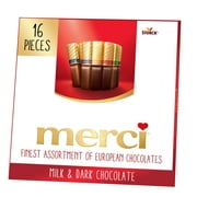 Merci Finest Assorted Chocolate Mother's Day Candy Gift Box, 7 oz