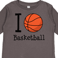 thumbnail image 4 of Inktastic I Heart Basketball Boys or Girls Long Sleeve Toddler T-Shirt, 4 of 5