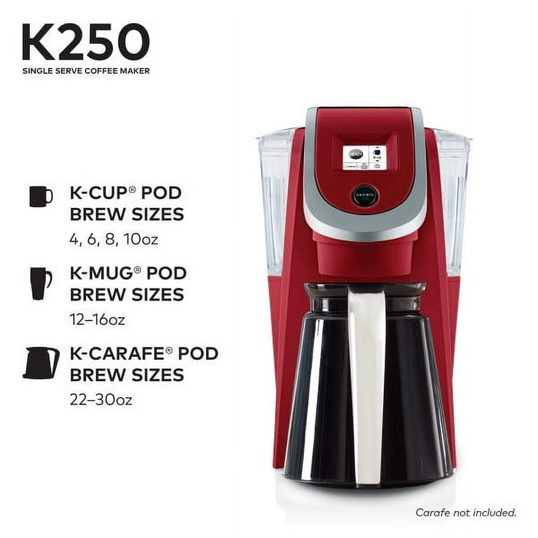 Keurig K-4500 Plumbed Single Serve Pod Cafe System with 2 Powder