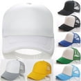thumbnail image 2 of Mightlink Unisex Attractive Baseball Cap Trucker Mesh Blank Visor Adjustable Sun Hat, 2 of 6