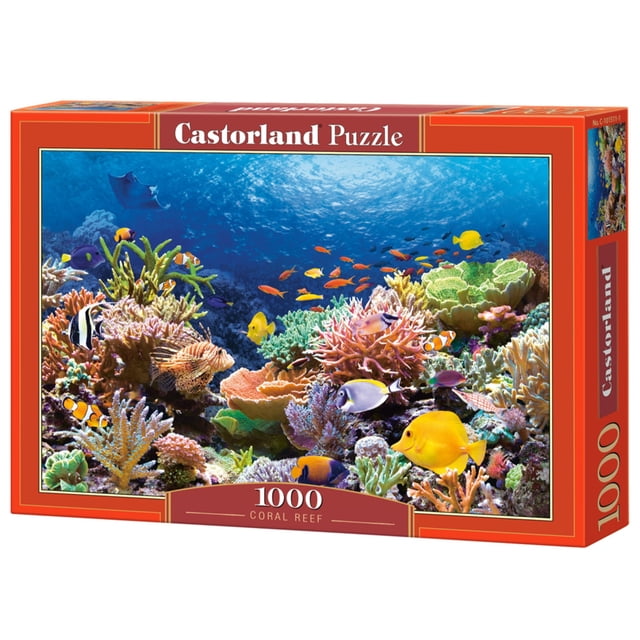 Castorland Casse-tête de 1000 Pcs avec Poissons des Récifs Coralliens