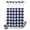 Navy, variant on No Hook Shower Curtain, Green Farmhouse Shower Curtains for Bathroom with See Through Top Window, Buffalo Plaid Check Lattice White Grid Waterproof & Washable Bath Curtain Extra Long 72"x84"