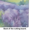 thumbnail image 2 of New Hampshire Purple Lilac in Watercolor Glass Cutting Board Large 12 in x 15 in, 2 of 5