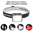 thumbnail image 2 of Kearding Linterna frontal potente linterna recargable Super Mini faro pesca brillo frente Frontal Camping antorcha portátil Iluminación y accesorios Kearding HA074630-01, 2 of 6