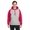 Ath Hthr/ Sp Red, variant on Team 365 TT96CB Unisex Zone HydroSport Heavyweight Colorblock Hooded Sweatshirt-ATH HT/ SP DK NV-2XL