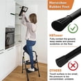 thumbnail image 4 of L-Link 2 Step Ladder, 500 lbs Folding Step Stool with Anti-slip Wide Pedals, Sturdy Steel Ladder, Convenient Handgrip, Lightweight Portable Step Stool, 4 of 7