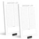 thumbnail image 1 of Bloc de notas magnético con lista de compras para refrigerador - Para listas de compras Bloc de notas minimalista para refrigerador, 1 of 5