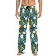thumbnail image 7 of FORMRS Mens Pajama Pants with Pockets Sleepwear Lounge Bottoms Sizes S-2XL, Green Lemon Leaves, 7 of 7