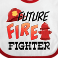 thumbnail image 4 of Inktastic Future Fire Fighter Boys or Girls Baby Bib, 4 of 4