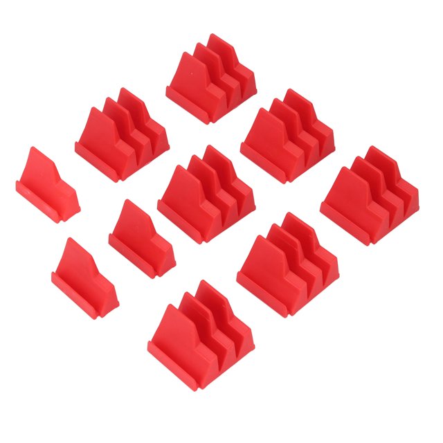 10PCS 24 Slots Wrench Holder, Modular Tool Organizer for Offset Open Ratchet Short Wrenches, with Easy Assembly, Non Slip Design, Strong ABS Material, for Neater Tool