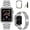 Silver, variant on Solid Stainless Steel Band Compatible with Apple Watch 38mm 40mm, Metal Strap with Soft TPU Case for iWatch Series 6 5 4 3 2 1 SE Women and Men (Space Gray, 38/40 mm)