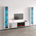 thumbnail image 2 of Cali BL-EF Floating Fireplace Entertainment Center, 2 of 5