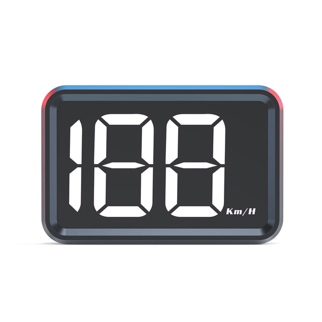 Heads- Display Digital Speedometer GPS KM/H Speedometer for Car Trucks Plug and Play Large Screen High-definition Display