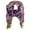 Purple, variant on Women's Reversible Paisley Woven Pashmina Shawl Wrap Scarf 80" x 27" Purple