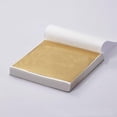 thumbnail image 1 of 100 Pcs Feuille d'Or 24K Pure Authentique en Feuille Décorative (Champagne) Champagne -, 1 of 4