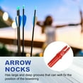 thumbnail image 4 of Uxcell Archery Arrows Nocks 6.2mm, Plastic Insert Arrow Nock Replacement Arrow Tails for Shooting Compound Recurve Multicolor, 4 of 7