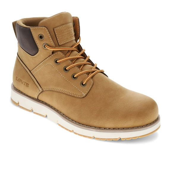 Mens Charles SH Vegan Leather Lace Up Rugged Casual Boot