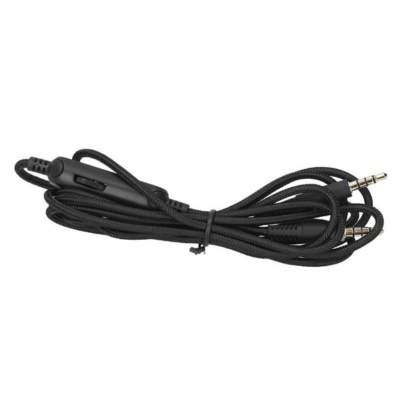Headset Wire, Firm Noise Reduction Clear Headphone Audio Cable Mute Control for Cloud MIX