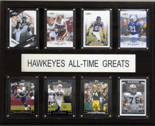 NCAA Football Iowa Hawkeyes All-Time Greats Plaque