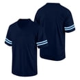 thumbnail image 6 of longantii Oversized Jersey Shirts for Women Short Sleeve V Neck Tshirt Solid Color Football Jerseys Casual Y2k Streetwear Tee Tops Loose Practice Sports Uniforms Navy M, 6 of 7