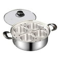 thumbnail image 5 of CoudarTitie Steamer Pot Cake Steamer for Cooking with Lid Cover Portable Kitchen Utensil Tool Cookware for Party Camping Household Travel, 5 of 9