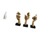 thumbnail image 5 of Escultura de pingüino, estatua de animal, adorno de mesa, estatuas de pensadores, artesanía en resina, esculturas de arte abstracto, adecuada para dor, 5 of 8