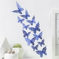 thumbnail image 5 of 12 Pcs Butterfly Decorations,3 Sizes 3 Styles,Exquisite 3D Butterfly Wall Decor,Butterfly Party Birthday Decorations,Butterflies for Crafts,Removable Wall Stickers Room Decor, 5 of 6