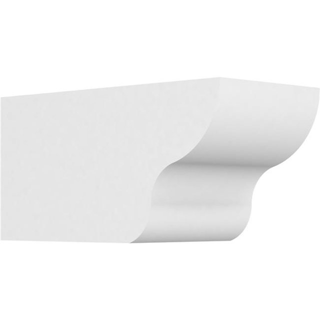 Ekena Millwork RFTP06X06X12GRN 6 x 6 x 12 in. Standard Greensboro Architectural Grade PVC Rafter Tail