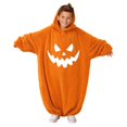 thumbnail image 2 of Grblisyd Pumpkin Halloween Jumpsuits Casual Long Sleeve Loose Onesie Loungewear Soft Cozy Plus Size Pumpkin Sleepwear, 2 of 6