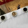 thumbnail image 4 of Castle Fairy Safari Deer Bear Curtains Pack of 2 (42x84 Each) for Boys Girls,Rustic Retro Cabin Curtains Blackout,Jungle Animal Bedroom Curtains,Breathable Home Decor, 4 of 6