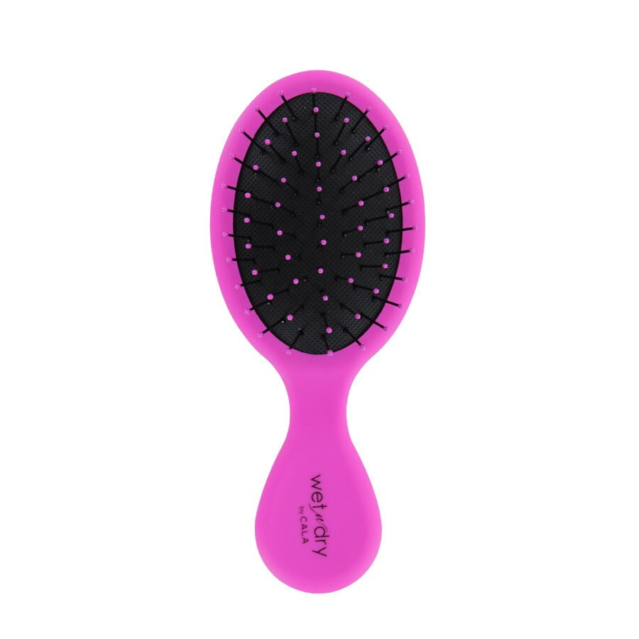 Cala WetnDry Mini Detangling Brush Hot Pink