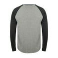 thumbnail image 2 of Tee Jays Mens Long Sleeve Baseball T-Shirt, 2 of 4