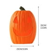 thumbnail image 2 of Halloween Pumpkin Lanterns, Halloween Light Up Pumpkin Decorations, Lighted Pumpkin with LED Bulbs Indoor Outdoor Pumpkin Decorations, 2 of 2