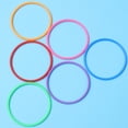 thumbnail image 4 of Miangastore 20pcs of One Bag Solid Circle Ring Plastic Toss Rings Kids Ring Toss Game Funny Throw Ring for Carnival Garden Backyard Outdoor Games (12cm Random Color), 4 of 9