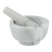 Marble Mortar and Pestle - White